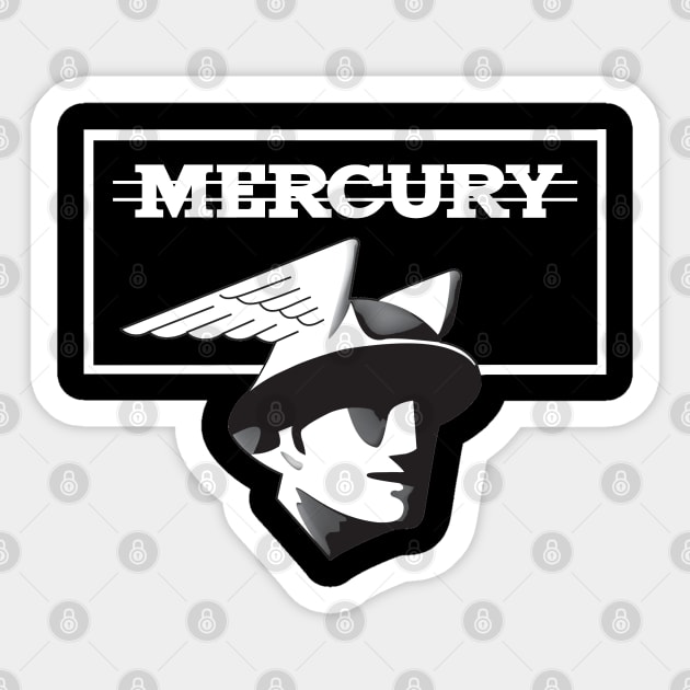 Mercury Sticker by retropetrol